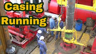 Casing Running Operation in the drilling rig [upl. by Carthy]