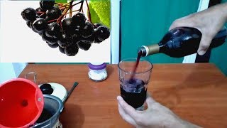 How to make aronia berry juice Antioxidant [upl. by Bettencourt]