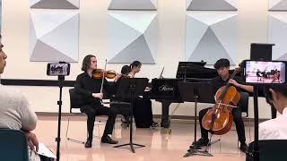 Beethoven Piano Trio Op 11  Wendy Wang Nathan Schafer Matthew Mak [upl. by Eniamert914]