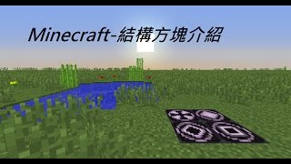 Minecraft結構方塊介紹 [upl. by Hound504]