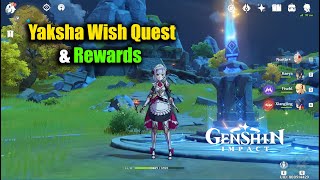 Genshin Impact Yaksha Wish Quest amp Rewards [upl. by Annayrb]