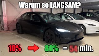 Neues Auto gleicher Akku Model 3 Performance 2024 im Ladetest [upl. by Maryjo634]