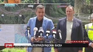 Constructia autostrazii Pascani Suceava scoas la licitatie [upl. by Leahicm]