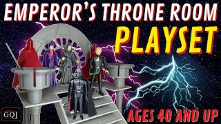 Epic NEW Star Wars ROTJ Emperor Throne Room Action Figure Playset [upl. by Delphine]