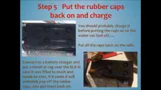 Sealed Lead Acid Battery  Learn How to Recondition A Sealed Lead Acid Battery [upl. by Ojok715]