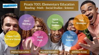 Praxis 7001 7002 Reading 7003 Math 7004 Social Studies 7005 Science [upl. by Deeann]