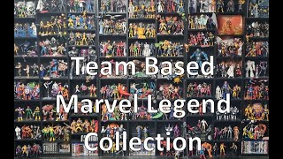 Update Marvel Legends Collection Display 2022 XMen and Avengers [upl. by Hayarahs]