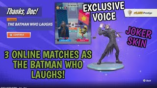 Multiversus Joker The Batman Who Laughs Skin Gameplay 3 Full Matches [upl. by Crispa783]