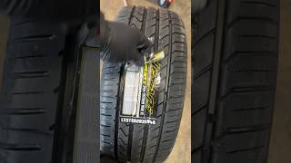 New Lexani LXTwenty Tire Label Removal Satisfying sound asmr tires satisfying howto new [upl. by Joao]