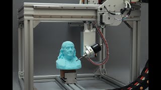 5AXISMAKER  CASE STUDY 01  Sculpting a Bust [upl. by Ellenwad]