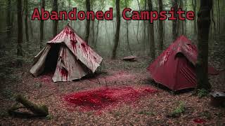 Terrifyingly Scary Abandoned Campsite COVERED in Blood Whats the Dark Nightmare Story Behind It [upl. by Analra]