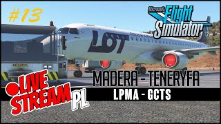 🔴 LIVE STREAM PL  MFS 2020  Madera ✈ Teneryfa  EMB 195 FlightSim Studio v0925 [upl. by Norval]