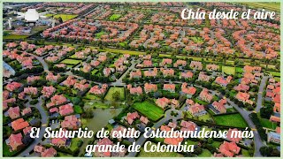 Los Suburbios Bogotanos drone sabanadebogotá Chia [upl. by Doralynne154]