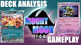 Charizard ex  Dusknoir  DECK ANALYSIS AND TCG LIVE GAMEPLAY [upl. by Argent]