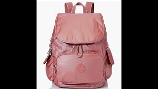 Kipling City Pack S Backpack metallic rust  whats in my bag [upl. by Featherstone]