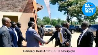 Tshabangu Hands Over CCC To Mnangagwa [upl. by Luo]