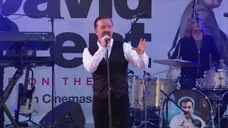 David Brent aka Ricky Gervais sings JUST like David Bowie [upl. by Misaq]