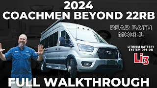 2024 Coachmen Beyond 22RB AWD Class B RV with Li3 Lithium Battery Package FULL WALKTHROUGH [upl. by Buchalter]