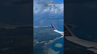 Andaman and Nicobar islands flight views😱😱😱 viralshorts [upl. by Ryon]