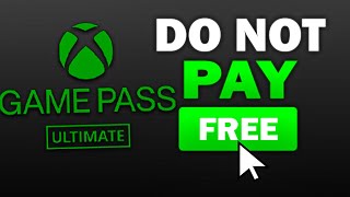 How to Get Xbox GAME PASS ULTIMATE for FREE 🔥 Xbox amp PC [upl. by Tomasz]