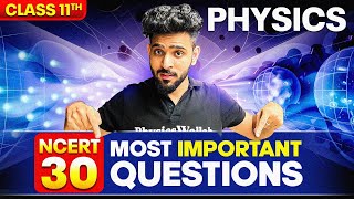 CBSE Class 11th Physics  30 Most Important Questions [upl. by Saville]