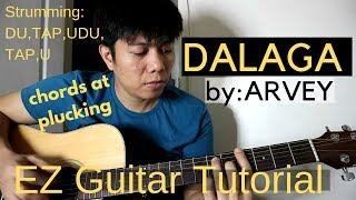 Arvey  DALAGA Guitar Tutorial [upl. by Ehr]