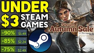 STEAM AUTUMN SALE 2024  Tons of AMAZING Deals UNDER 3 [upl. by Ynots]