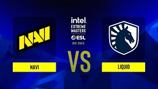 NAVI vs Liquid  IEM Rio 2024  Group A [upl. by Atinauj]