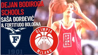 Dejan Bodiroga SCHOOLS Saša Đorđević amp Fortitudo Bologna  1996 [upl. by Duahsar395]