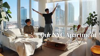 開箱我們紐約的家🏡 Our NYC Apartment tour [upl. by Ecienal91]