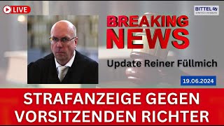 Reiner Fuellmich  20240619 – UPDATE – Strafverteidiger RA Christof Miseré stellt Strafanzeige [upl. by Elset]