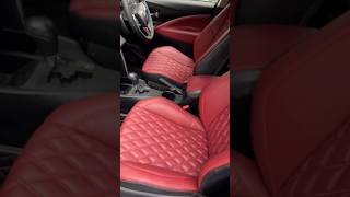 Crysta Interior Customisation  Cherry car carseatcover luxury innovacrysta automobile [upl. by Hafirahs]