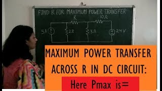 maximum power transfer for dc circuit [upl. by Dawkins]