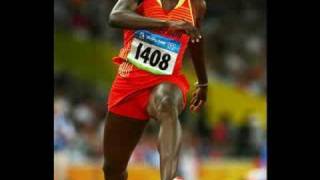 Francoise Mbango Etone médaillée dOr  Beijing 2008 [upl. by Nylyahs]