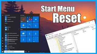 How to Reset Windows 10 Start Menu Layout to Default [upl. by Anailil38]