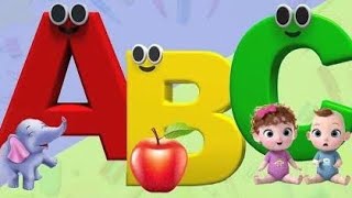 ABCD Alphabets English AZ A for Apple B for Ball C for Cat [upl. by Latt770]