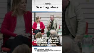 Stv Landrat zum Thema Beschlagnahme baierbrunn wirtsfeld [upl. by Nnov475]