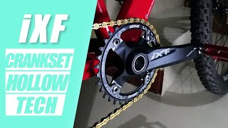 iXF Crankset installation│Crankset upgrade  from square taper to hallowtech [upl. by Runkle]