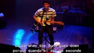 Bruno Mars  Talking To The Moonsub ingles español en vivo [upl. by Bolton606]