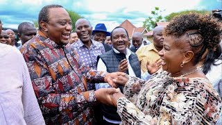 Former President Uhuru lands in Mwingi Kitui county as he joins Azimio for a Sunday Service [upl. by Sidoney941]