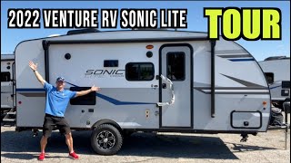 Travel Trailer Review 2022 Venture RV SONIC LITE on Everyman Driver [upl. by Hiett]