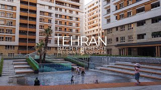 TEHRAN 2021  Walking in Baghe Behesht Residential Complex [upl. by Neerod]