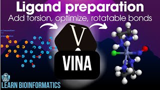 Autodock Vina Tutorial  Ligand Preparation  Part2 [upl. by Alphonse]