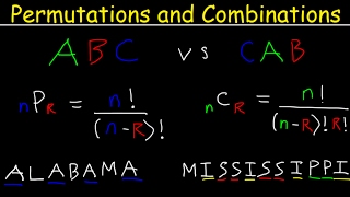 Permutations and Combinations Tutorial [upl. by Edia392]