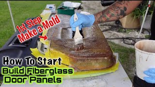 DIY Fiberglass Door Panels pt 1 Making Door Molds [upl. by Llenoil254]