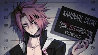 yandere kaminari texting story part 1 kamideku [upl. by Neroled711]