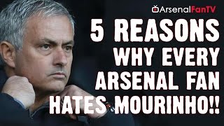 Man Utd vs Arsenal  5 Reasons Why Every Arsenal Fan Hates Jose Mourinho [upl. by Zhang]