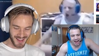 Tyler1 Reacts to PewDiePie Watching His Clips With Chat [upl. by Suter490]