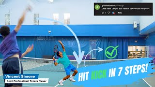 How To Hit A Kick Serve With PRONATION In 7 Steps [upl. by Onaicilef]