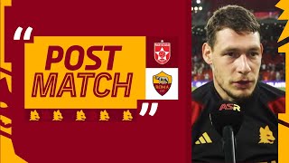 quotSaremo pronti per la prima di campionatoquot  ANDREA BELOTTI AL TERMINE DI PARTIZANI TIRANAROMA [upl. by Wylde]